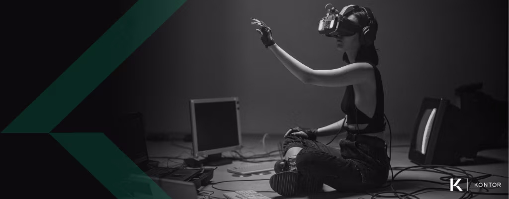  lady using AI with Resmed tool Kontor