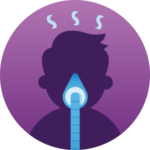 Full-face patient icon