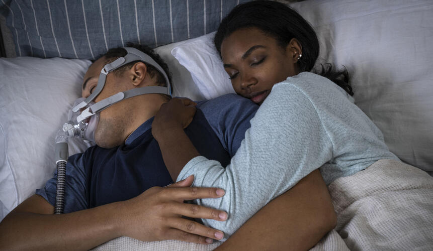  Side sleeping with Sleep Apnea