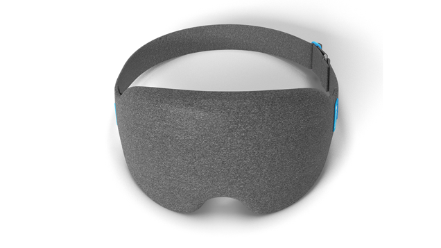 myNight blackout sleep mask - black front view