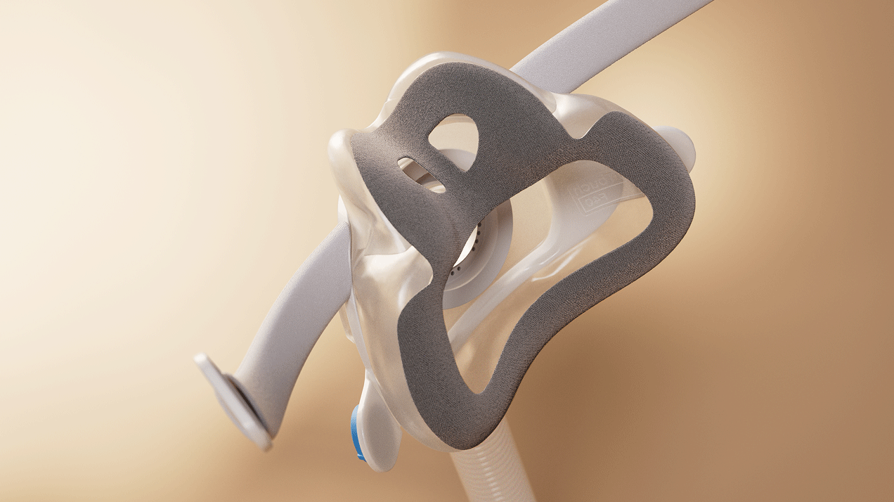 Resmed AirTouch F40 angle view of mask